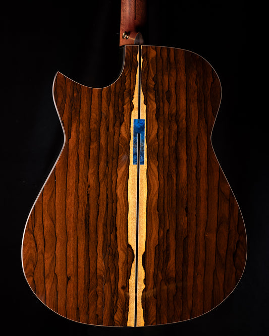 Hozen Blue Label MD ZC Sinker Redwood/Ziricote Fan Fret