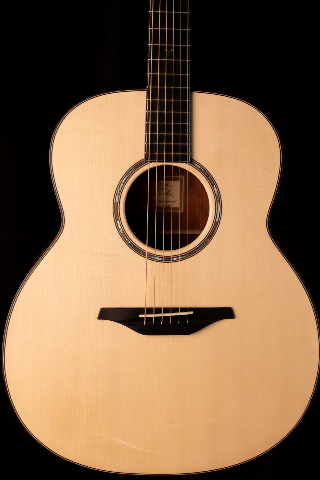 McIlroy Jumbo AJ56 Italian Spruce / Beeswing Bubinga