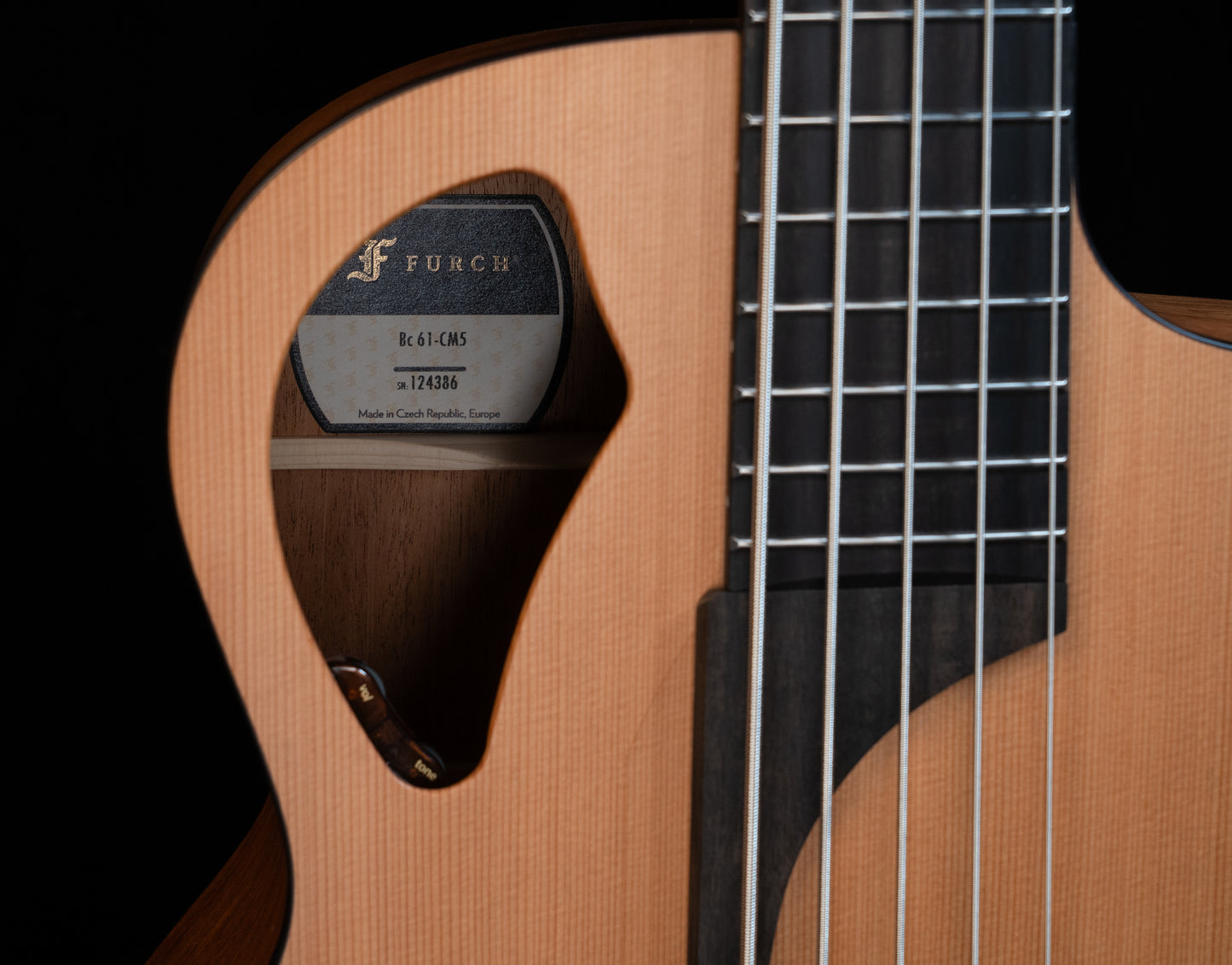 Furch Bc 61-CM5 Cedar/Mahogany 5 String! Baggs Element Active System