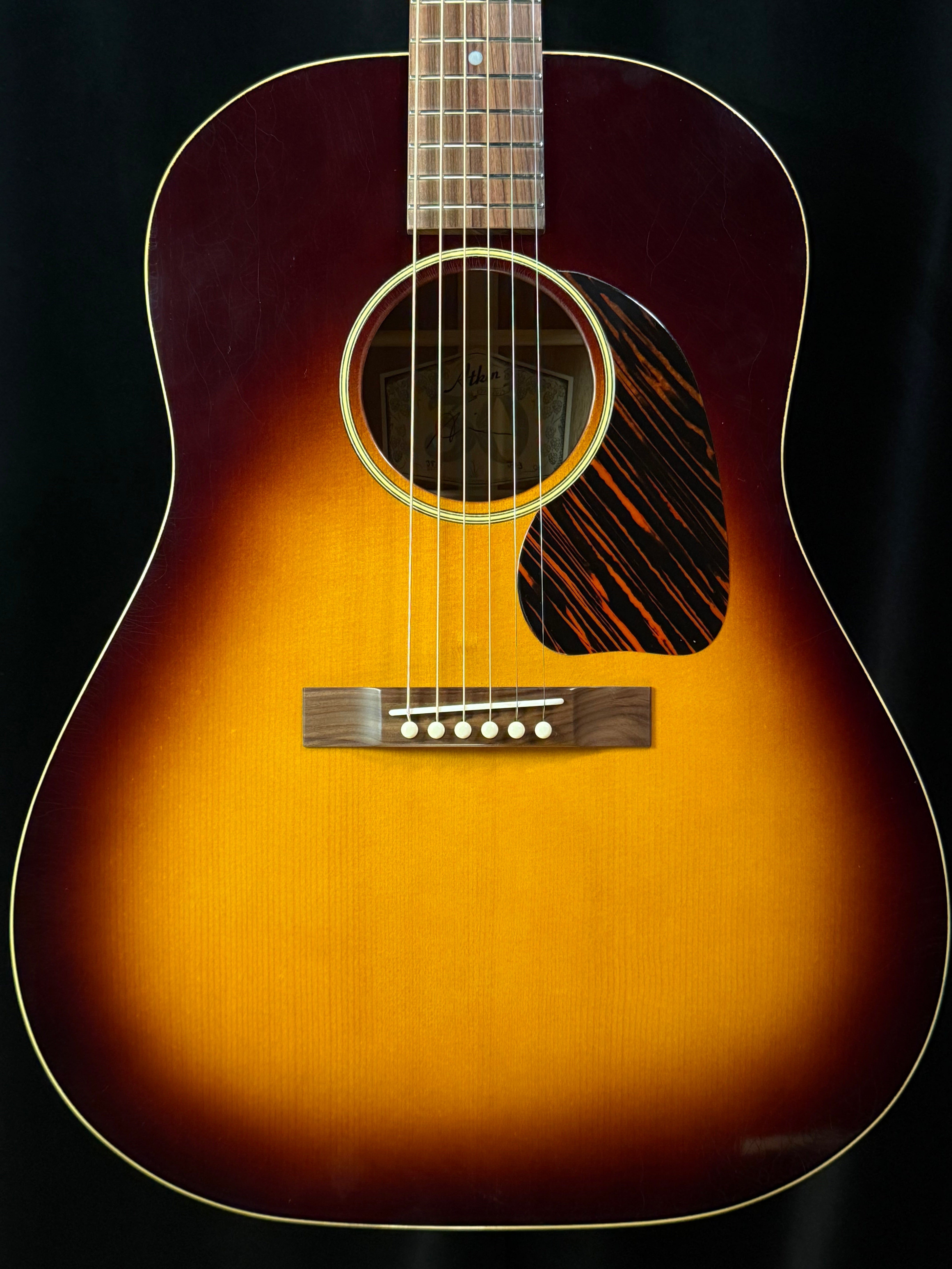 Atkin J-43 Slope Dreadnaught Baked Sitka/Mahogany – The Fretted
