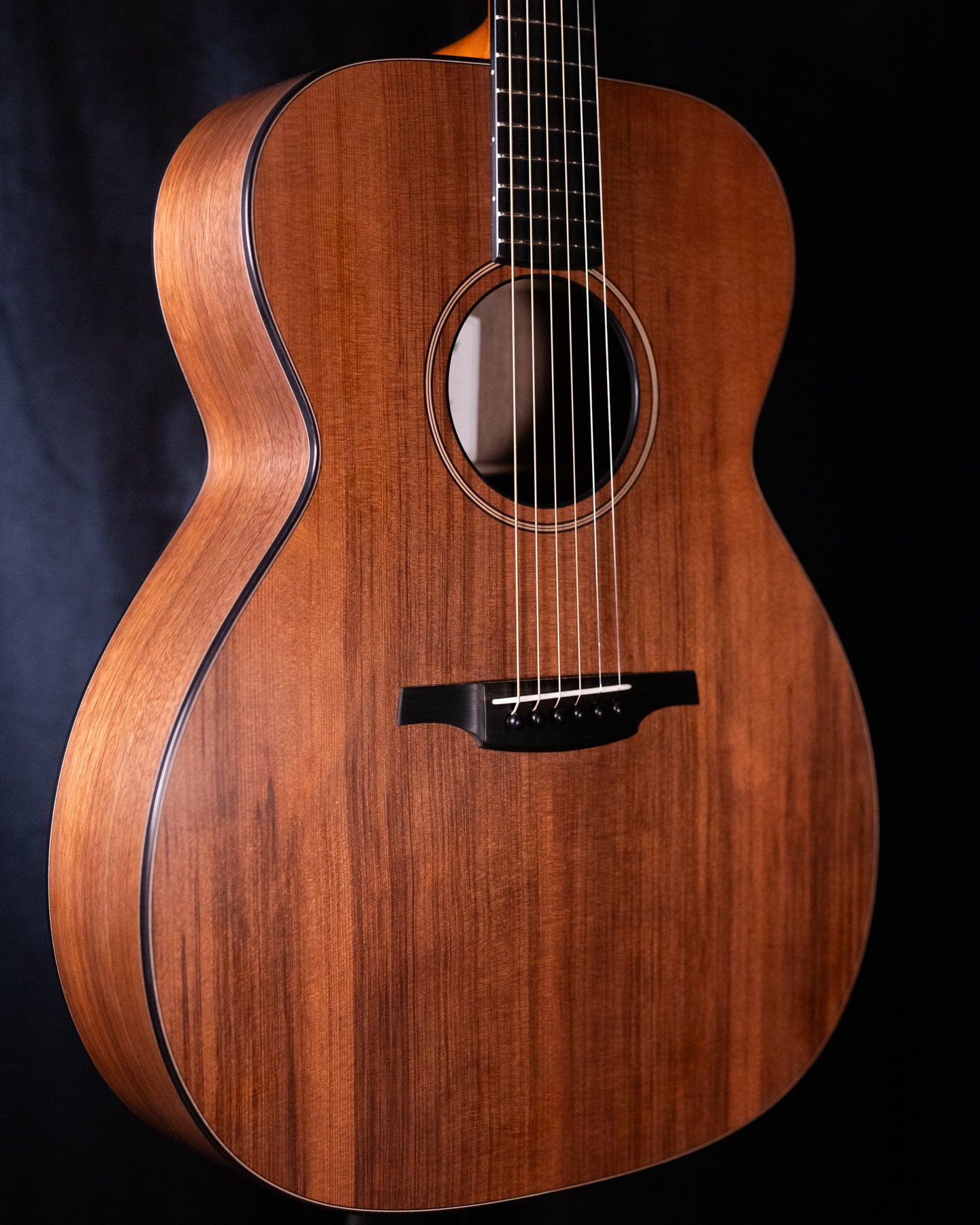 McNally J Custom Jumbo Redwood Soundboard / Walnut Back & Sides with Manzer Wedge