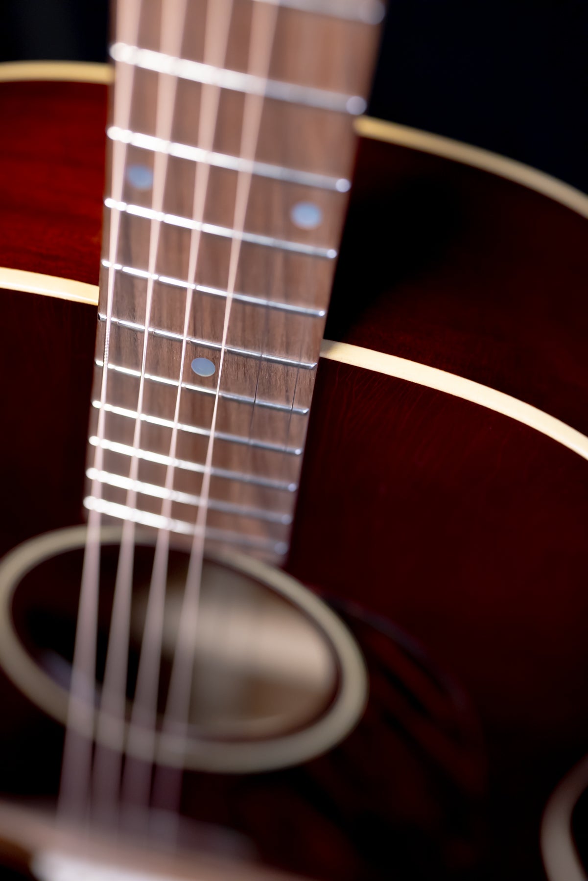 Atkin J43 Baked Sitka/ Mahogany Slope Dread Wine Red!