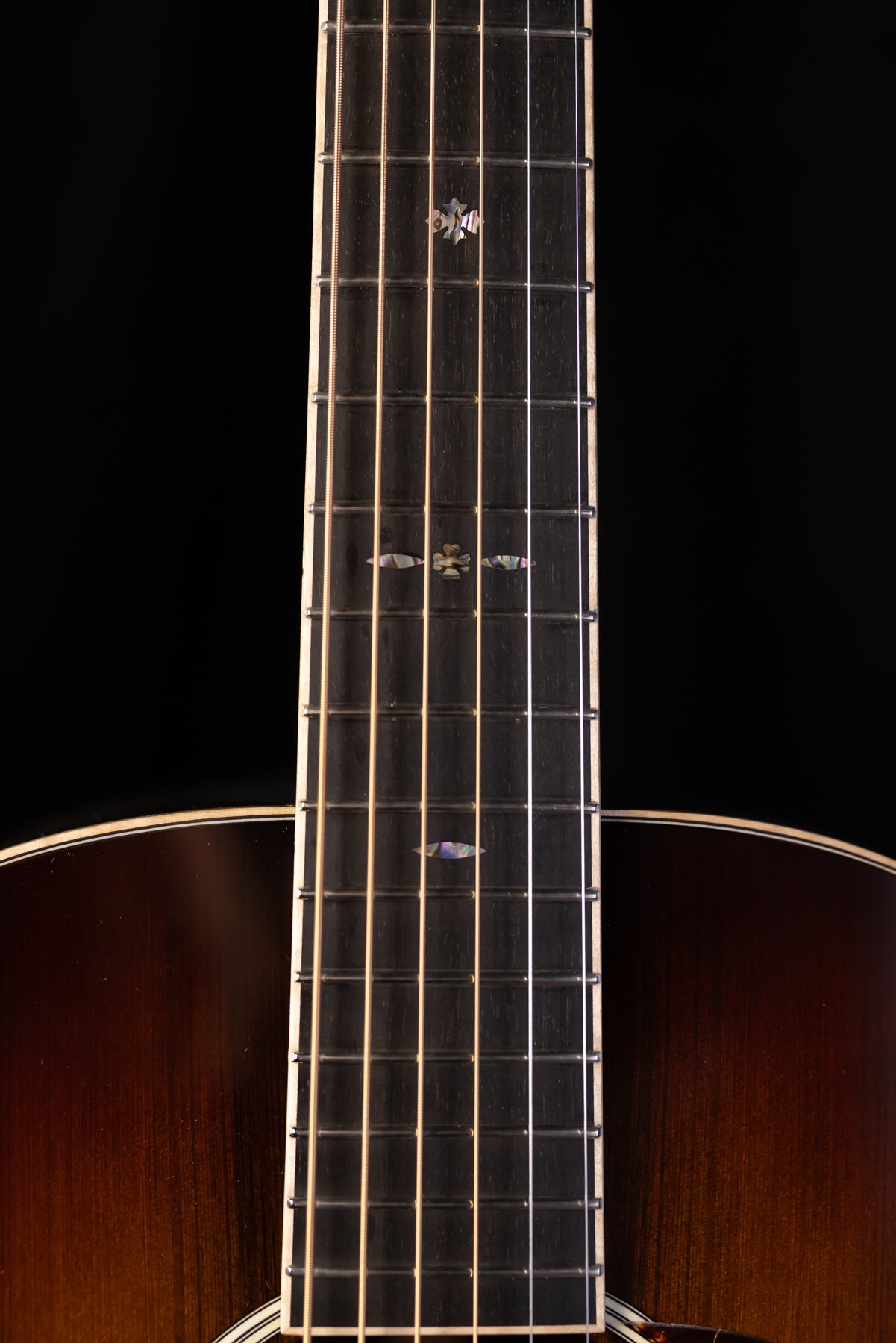 Huss and Dalton DS Custom Sunburst Slope Dread Sinker Redwood/Rosewood