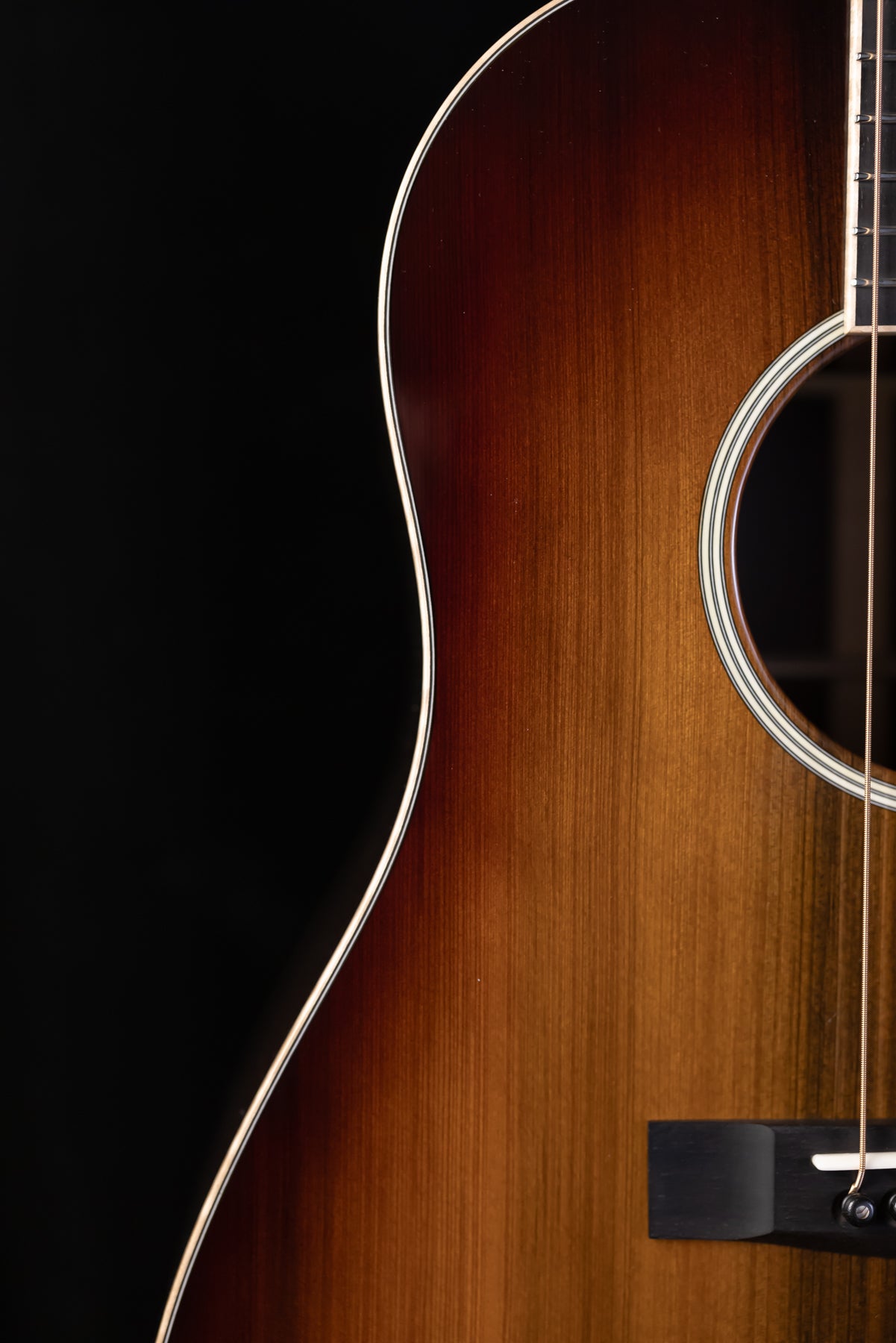 Huss and Dalton DS Custom Sunburst Slope Dread Sinker Redwood/Rosewood