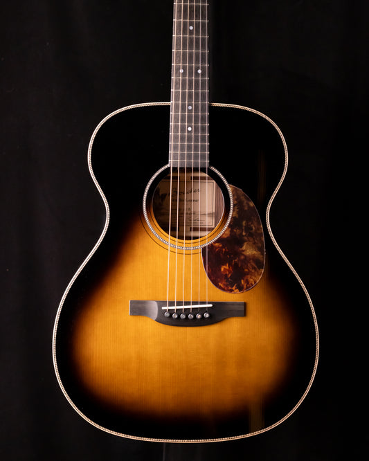 Boucher Studio Goose OM SG 51 B Vintage Burst! AAAA Adirondack/Indian Rosewood