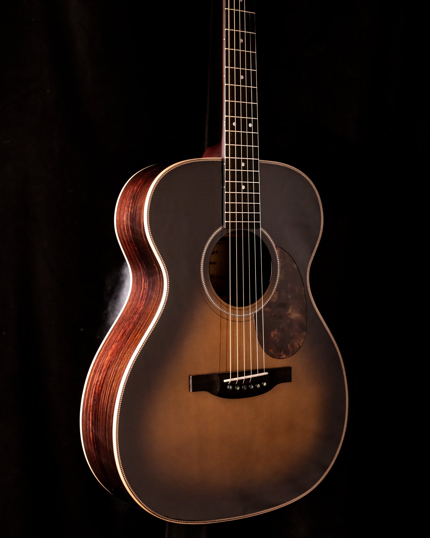 Boucher Studio Goose OM SG 51 B Vintage Burst! AAAA Adirondack/Indian Rosewood