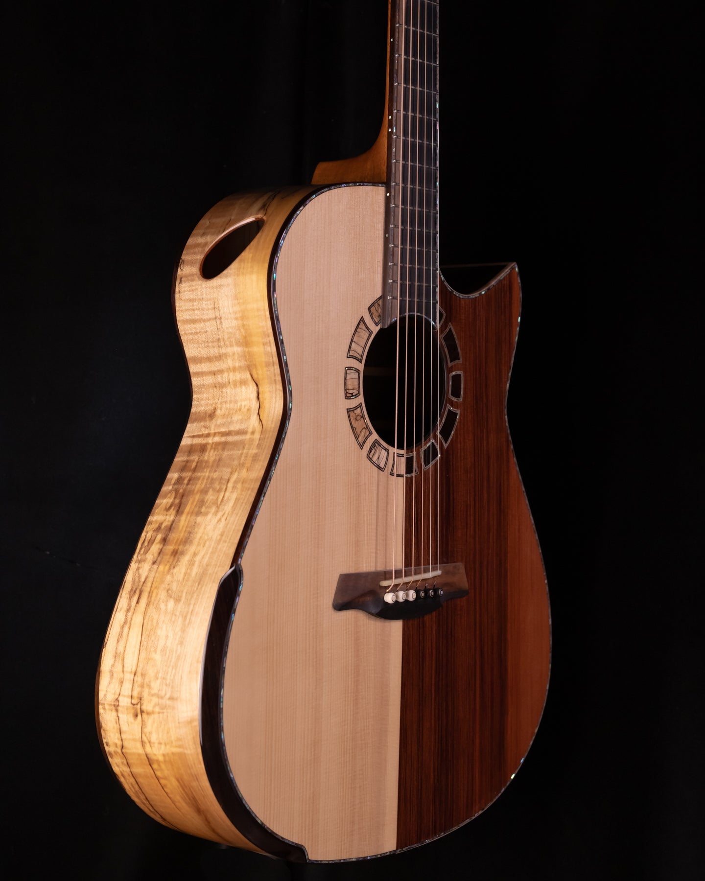 Hozen Blue Label Yin Yang "Peace " Guitar