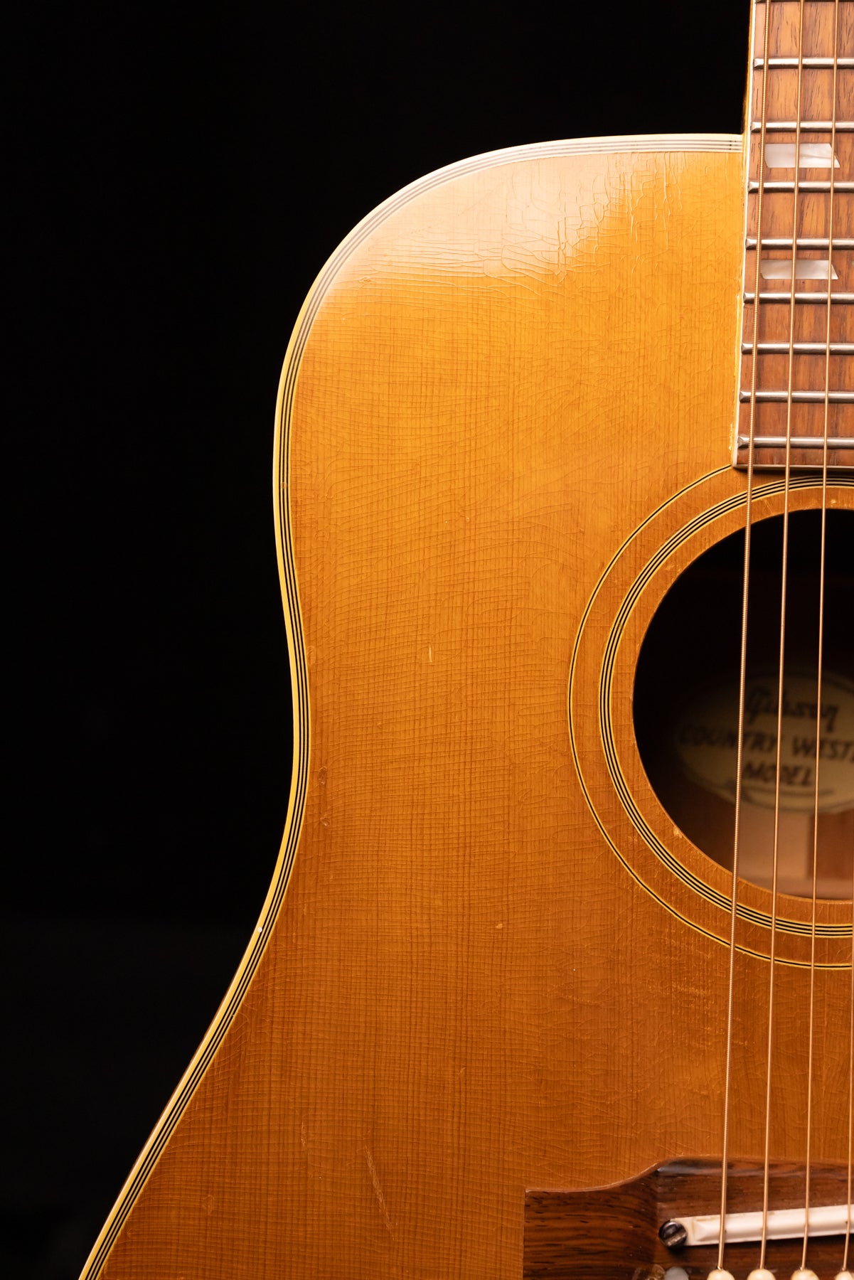 Vintage! 1966-67 Gibson Country Western Sitka/Mahogany