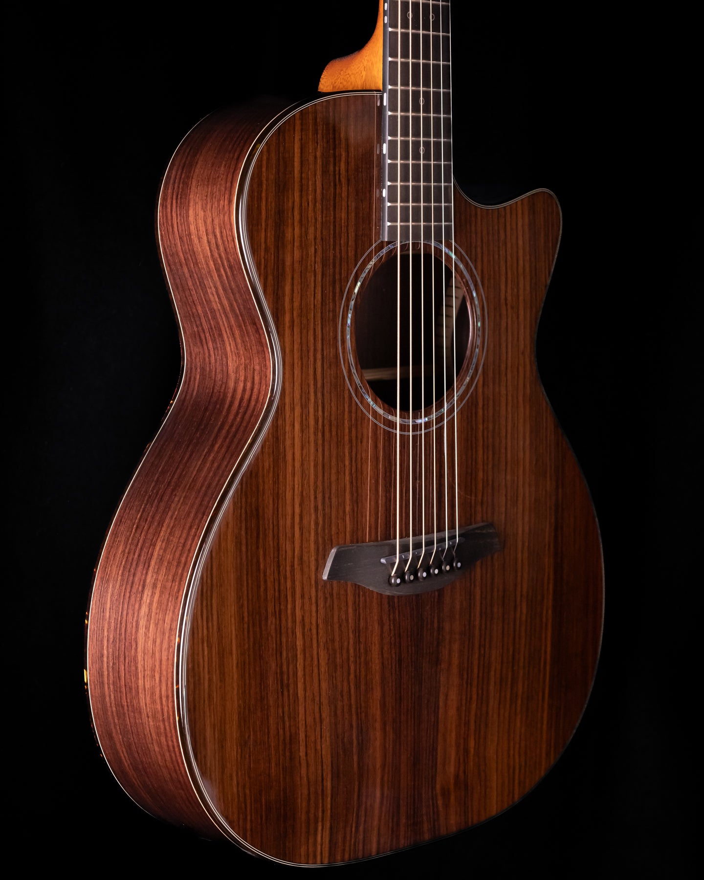 Furch Dark Yellow OM Cutaway Model OMc-RR Indian Rosewood Top, Back and Sides