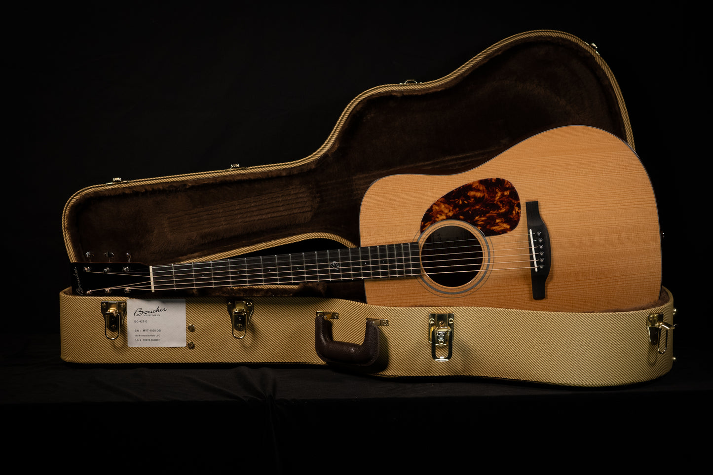 Boucher Bluegrass Goose BG-42T-G Dreadnaught with Torrefied Adirondack / Torrefied Mahogany!
