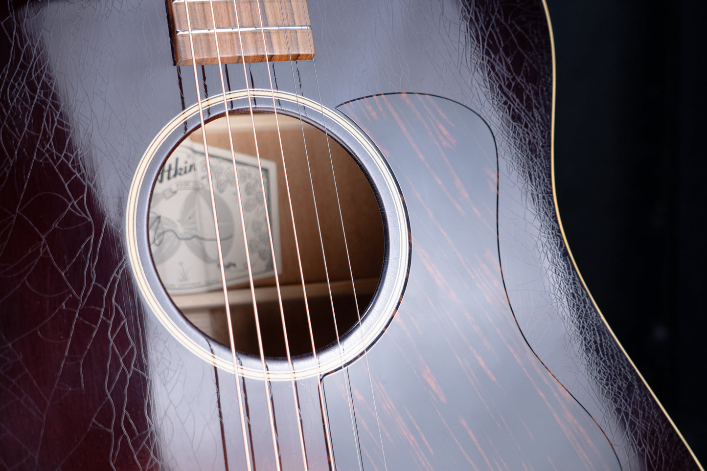 Atkin 'Hawaiian Master' Slope Dreadnaught 12-Fret Sunburst Baked Sitka/Mahogany