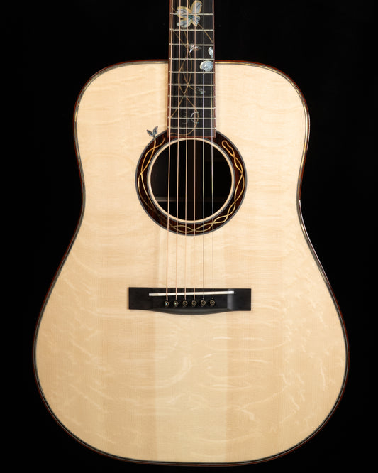 Huss & Dalton Custom Dreadnought TD-R 30th Anniversary Master Grade Bear Claw Italian / Master Grade Brazilian