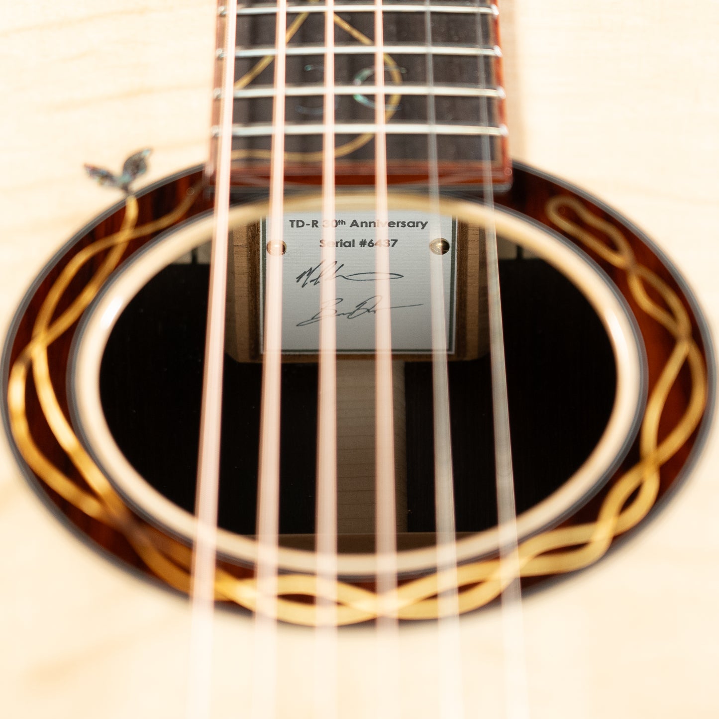 Huss & Dalton Custom Dreadnought TD-R 30th Anniversary Master Grade Bear Claw Italian / Master Grade Brazilian