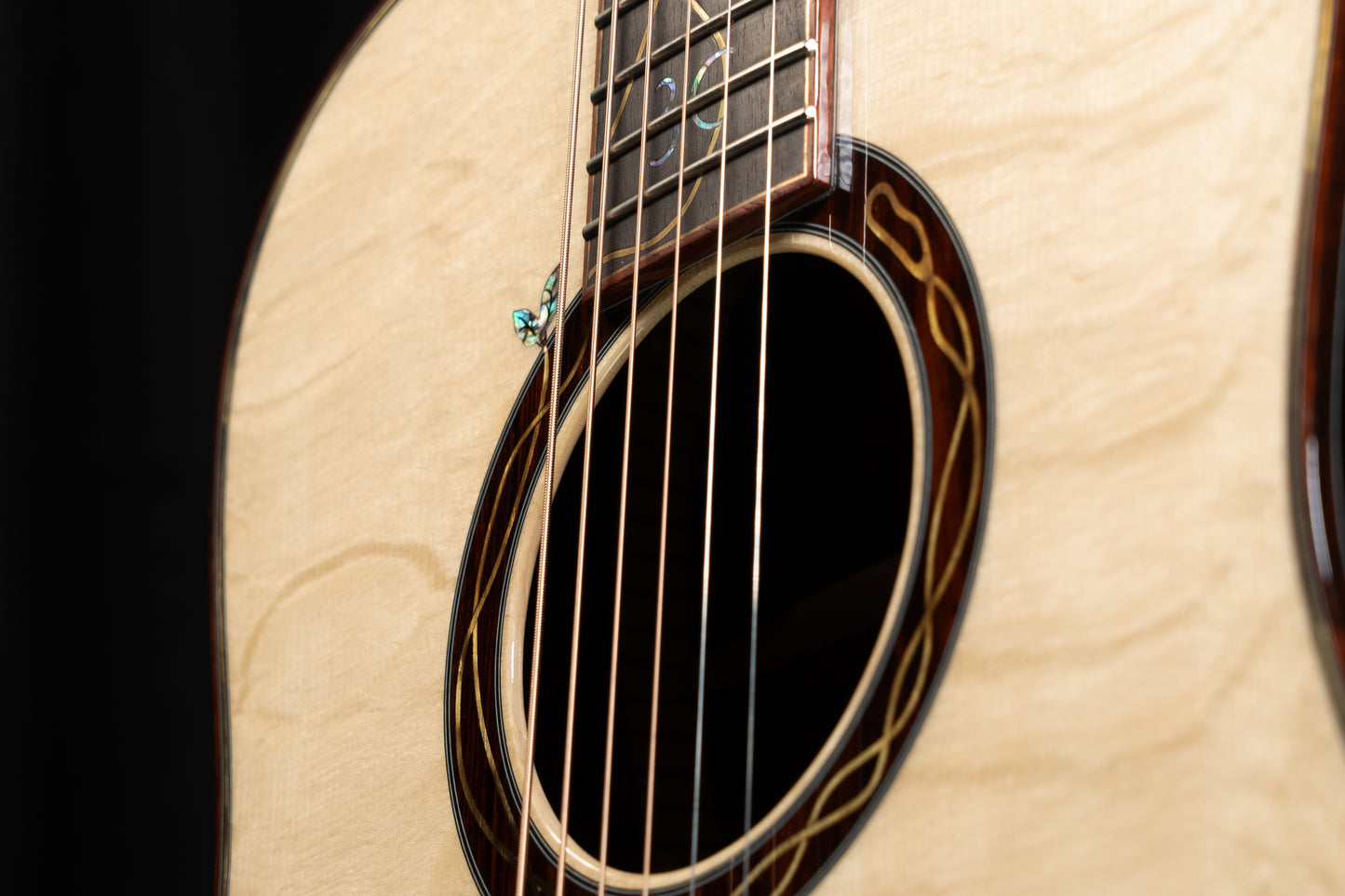 Huss & Dalton Custom Dreadnought TD-R 30th Anniversary Master Grade Bear Claw Italian / Master Grade Brazilian