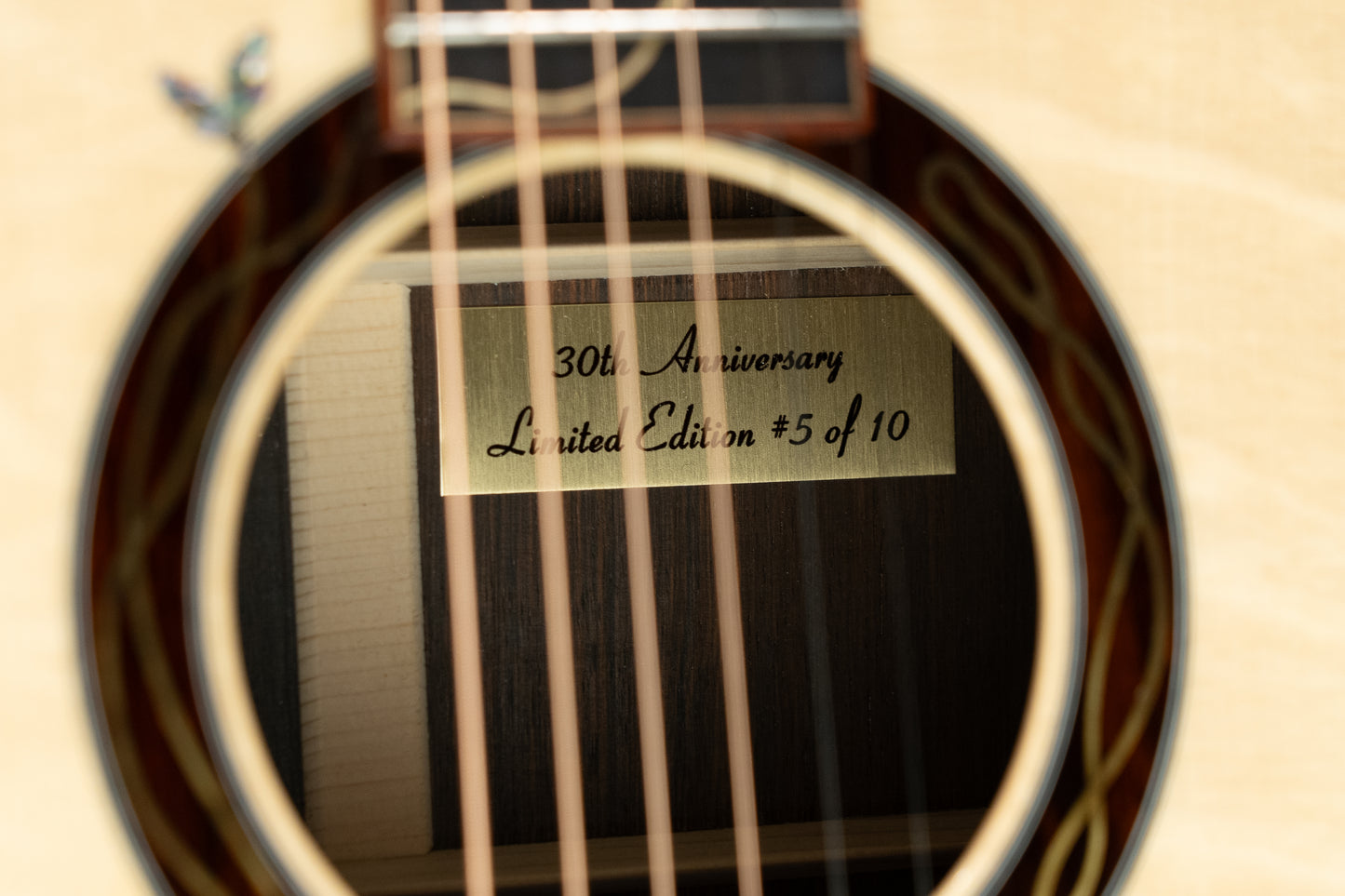 Huss & Dalton Custom Dreadnought TD-R 30th Anniversary Master Grade Bear Claw Italian / Master Grade Brazilian