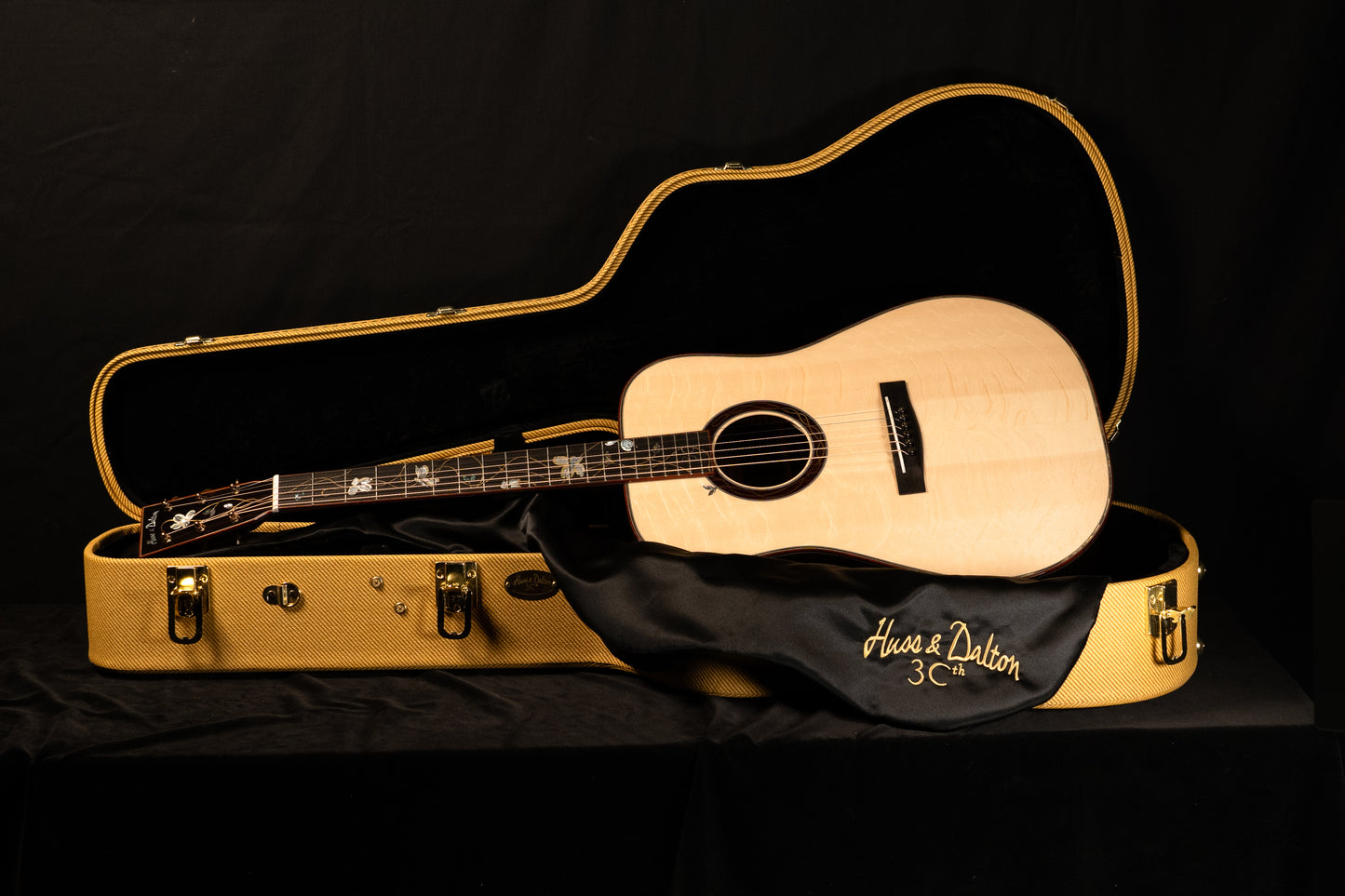 Huss & Dalton Custom Dreadnought TD-R 30th Anniversary Master Grade Bear Claw Italian / Master Grade Brazilian