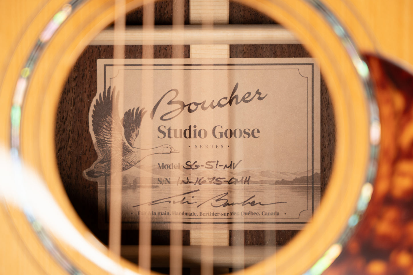 Boucher SG-51-MV Torrefied Adirondack/East Indian Rosewood