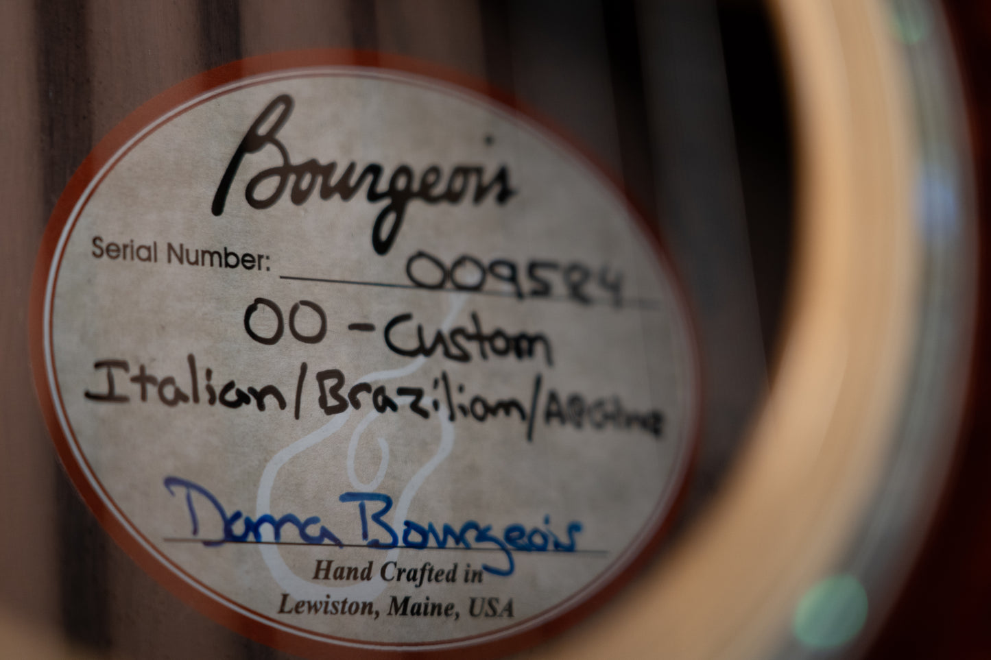 Bourgeois OO Style "41" Custom Italian Spruce/ Brazilian Rosewood
