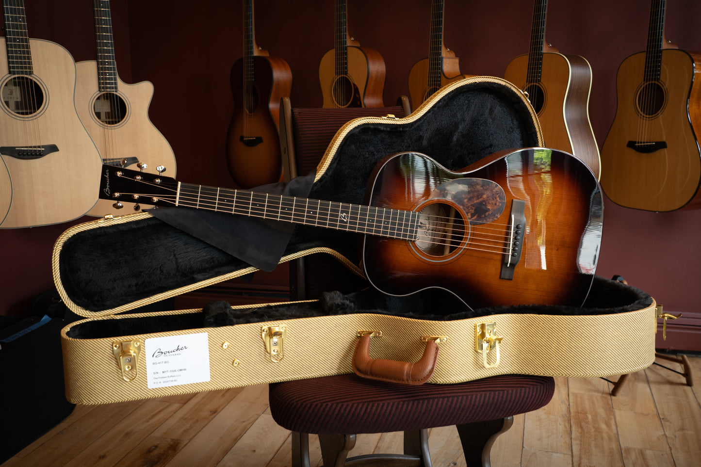 Boucher Bluegrass Goose BG-41T-BG Torrefied Adirondack/Torrefied Mahogany