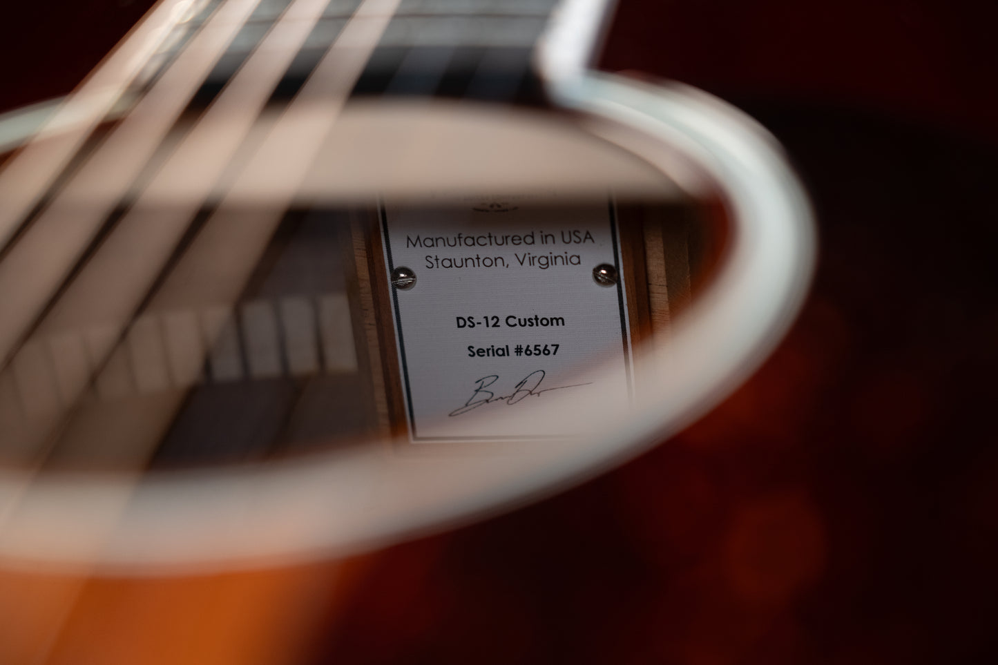 Huss & Dalton DS-12 Custom Slope 12 Fret Sinker Redwood/Sinker Maple