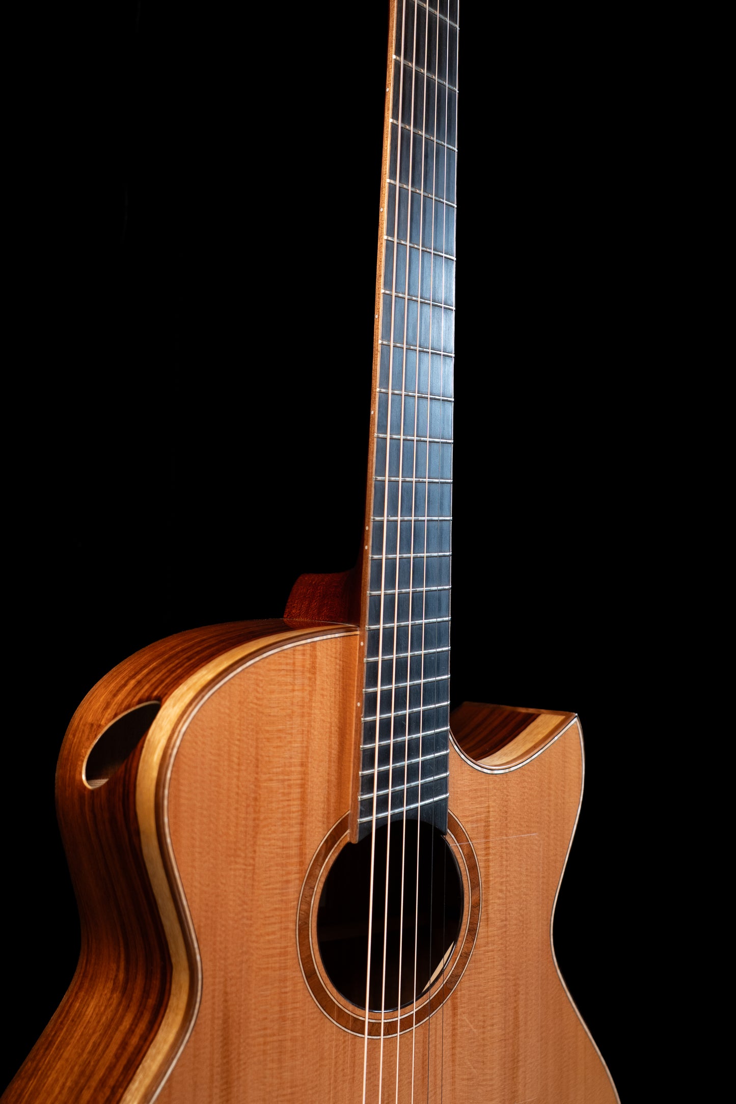 Avenir 25-AC-CSR-FF Western Red Cedar/Santos Rosewood Fan Fret Updated Pics!