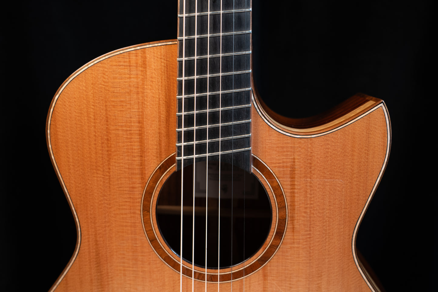 Avenir 25-AC-CSR-FF Western Red Cedar/Santos Rosewood Fan Fret Updated Pics!