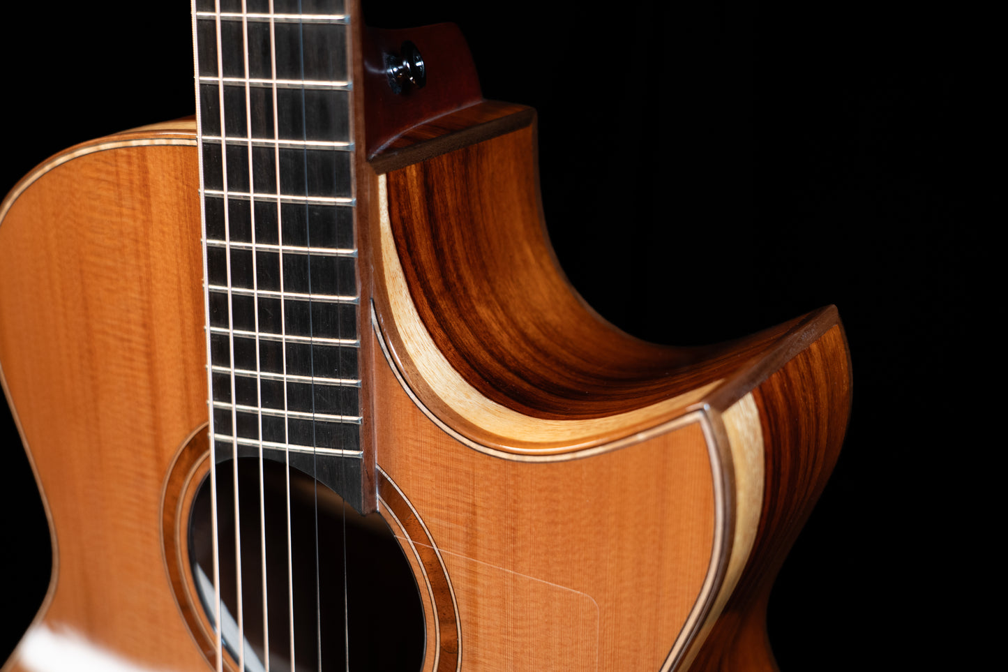 Avenir 25-AC-CSR-FF Western Red Cedar/Santos Rosewood Fan Fret Updated Pics!