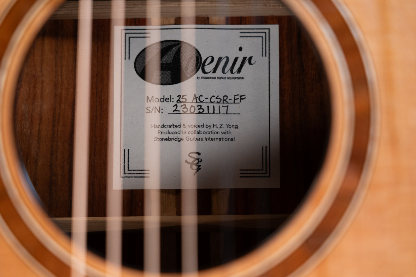 Avenir 25-AC-CSR-FF Western Red Cedar/Santos Rosewood Fan Fret Updated Pics!