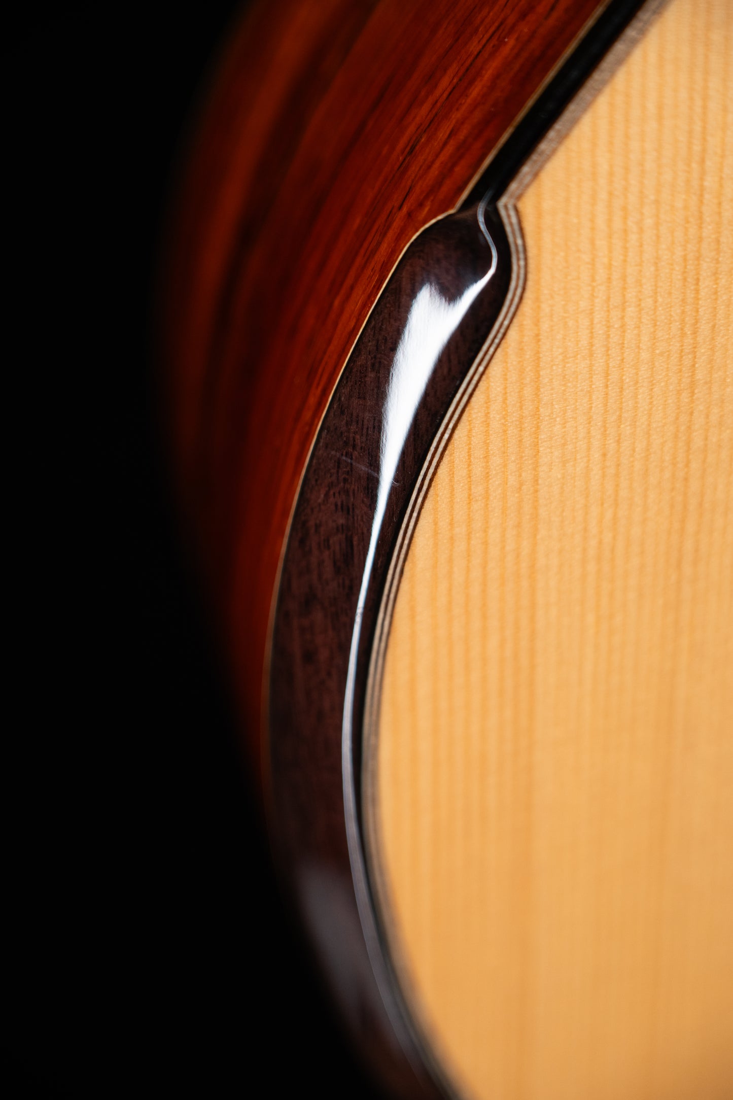 Hozen Blue Label MJ Swiss Moon Spruce/Cocobolo Fan Fret Updated Pics!
