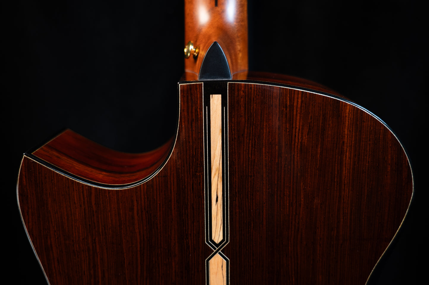 Hozen Blue Label MJ Swiss Moon Spruce/Cocobolo Fan Fret Updated Pics!
