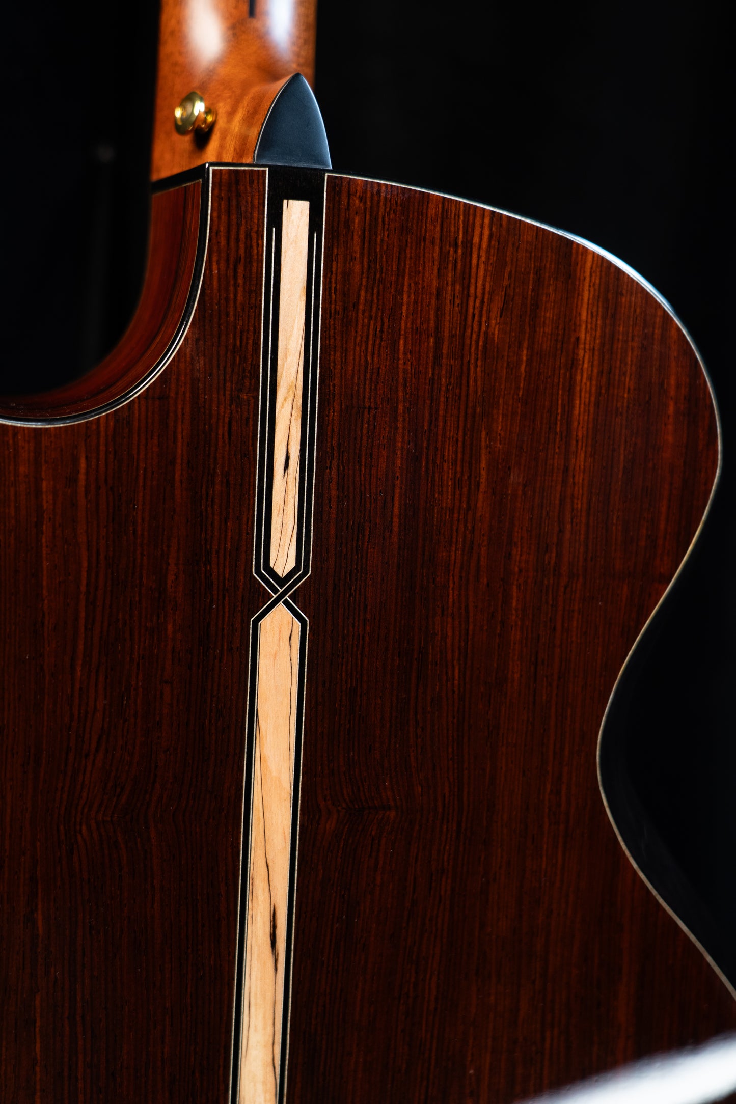Hozen Blue Label MJ Swiss Moon Spruce/Cocobolo Fan Fret Updated Pics!