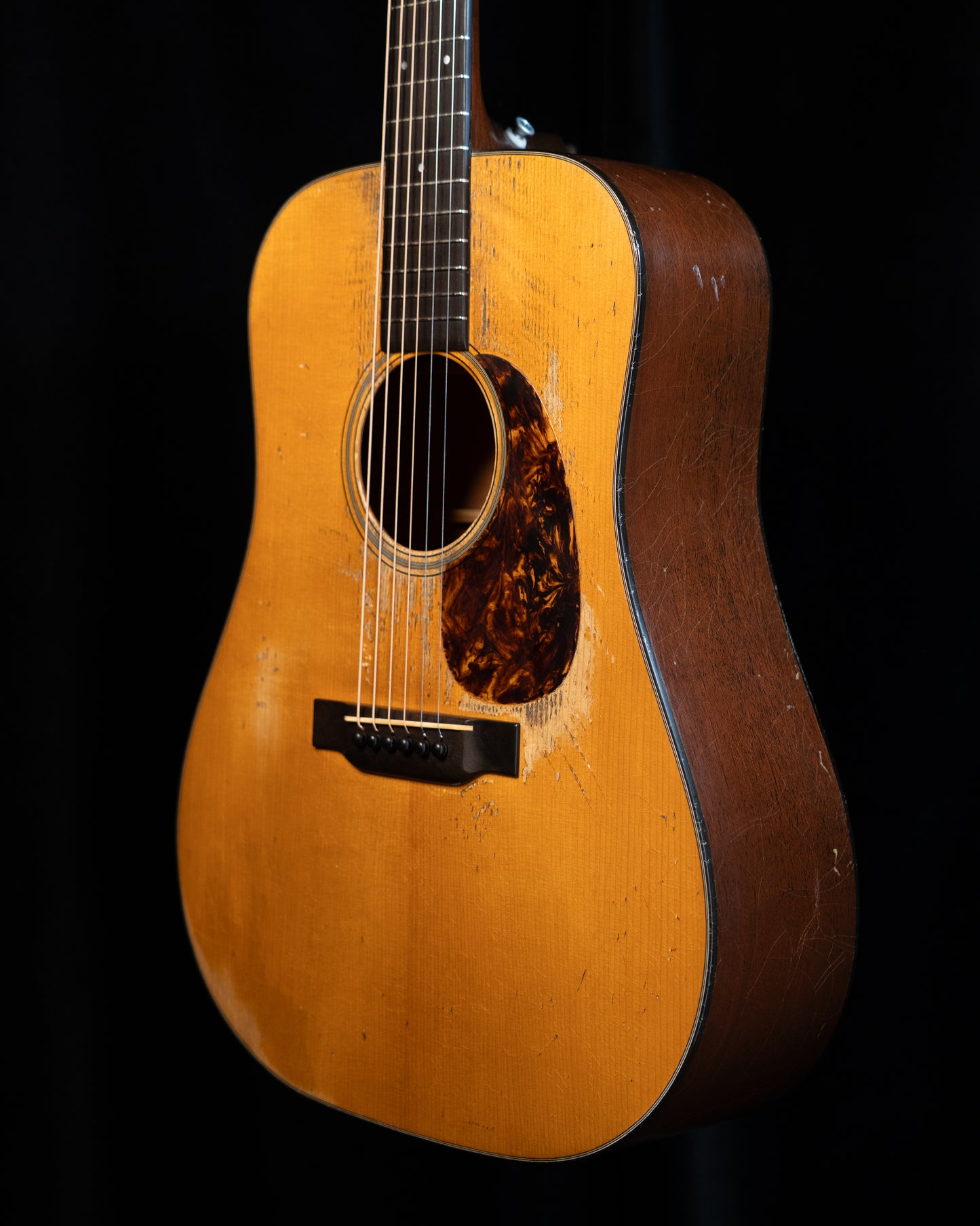 CONSIGNMENT Pre War '34 Style Dreadnought Torrefied Adirondack/Mahogany