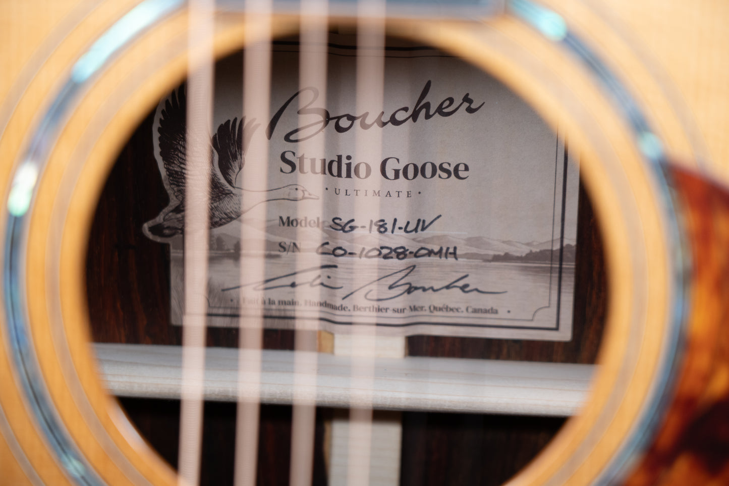 Boucher Studio Goose SG-181-UV Torrefied Master Adirondack/Cocobolo