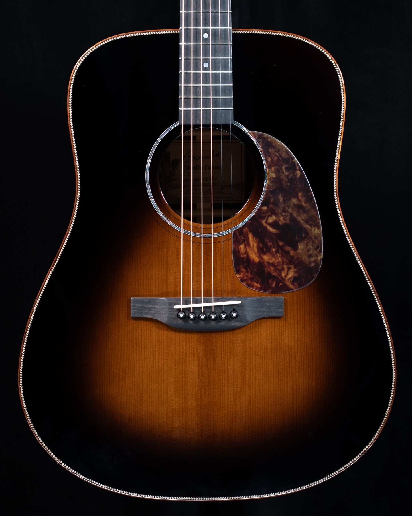 Boucher SG-52-BMV Dreadnought Sunburst Torrefied Adirondack/Indian Rosewood