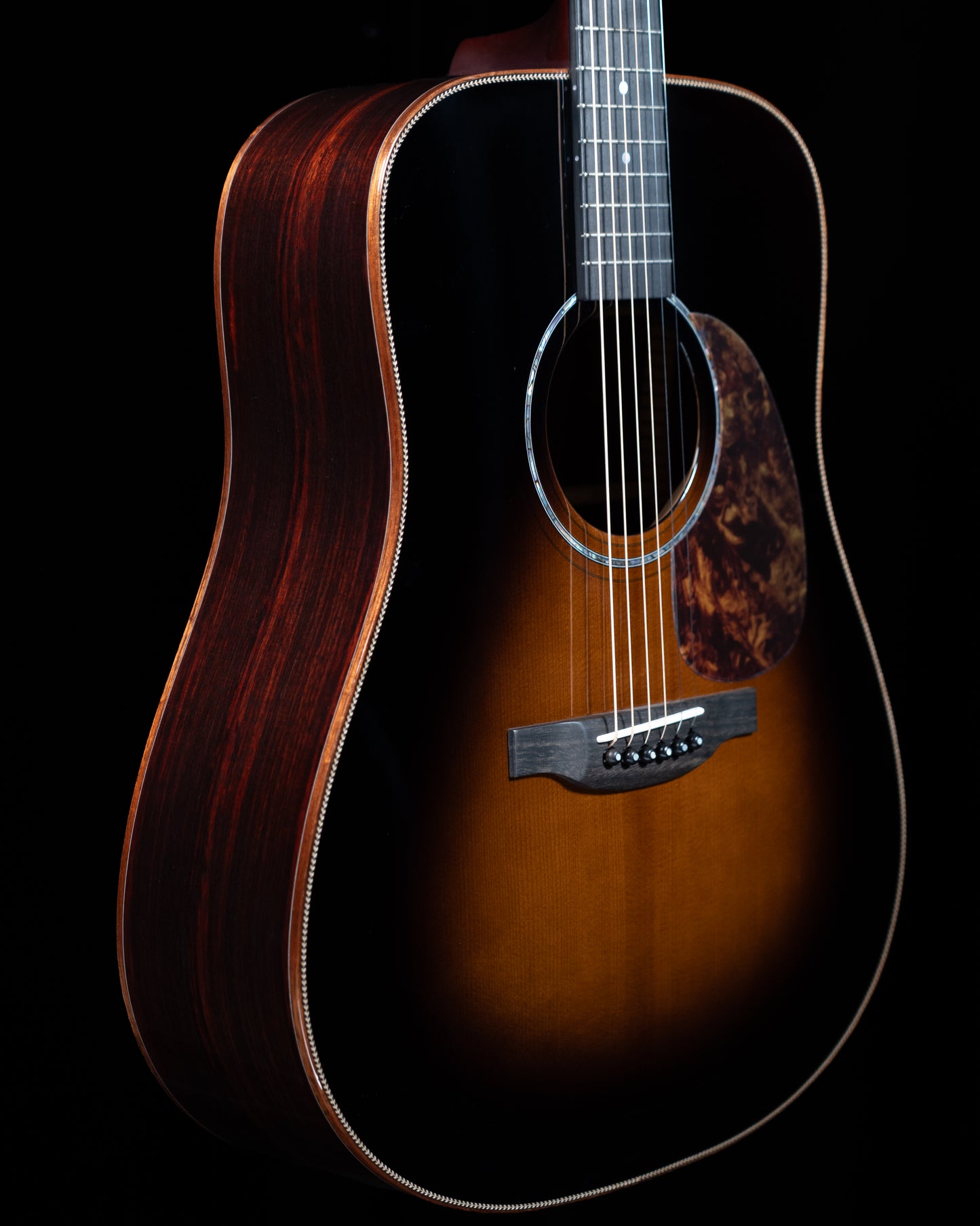 Boucher SG-52-BMV Dreadnought Sunburst Torrefied Adirondack/Indian Rosewood