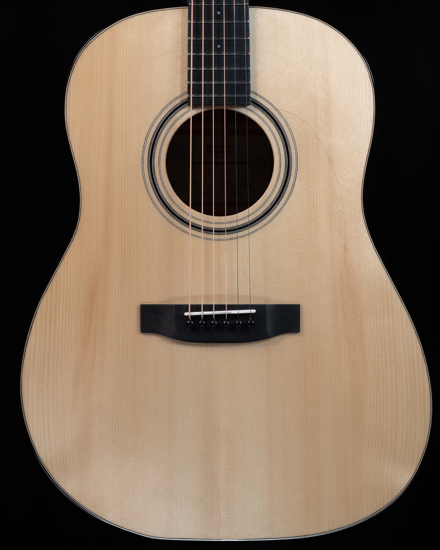 Gallagher Jim Hurst Signature Model  #8 of 25 Adirondack/Mahogany