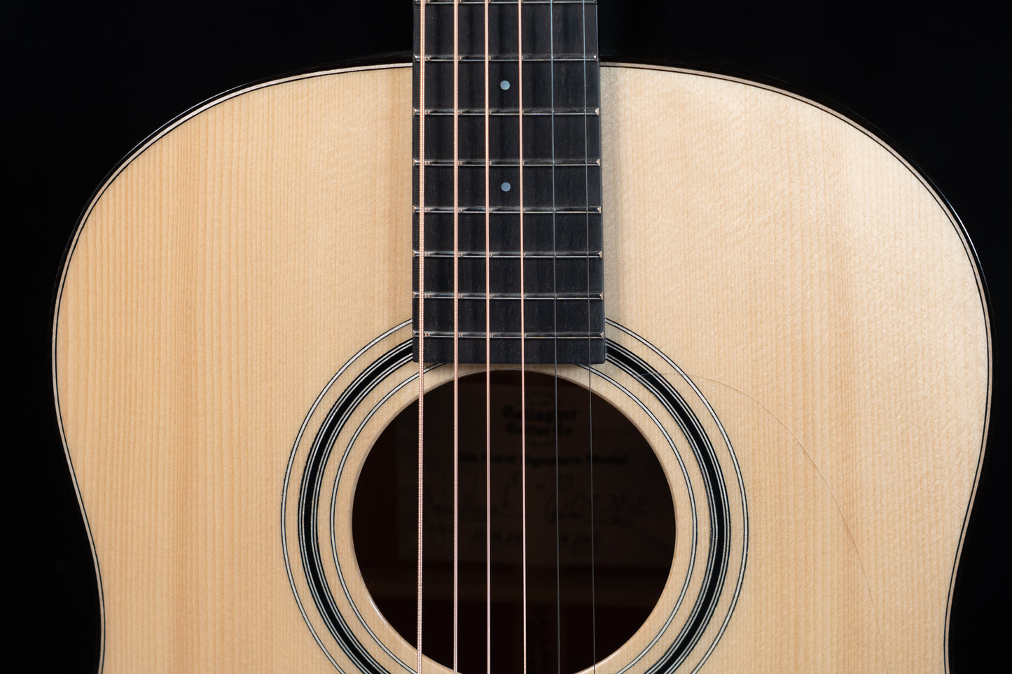 Gallagher Jim Hurst Signature Model  #8 of 25 Adirondack/Mahogany