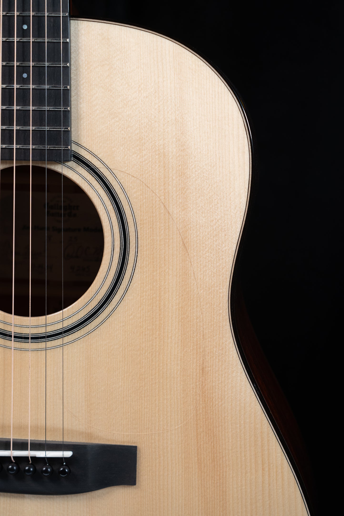 Gallagher Jim Hurst Signature Model  #8 of 25 Adirondack/Mahogany