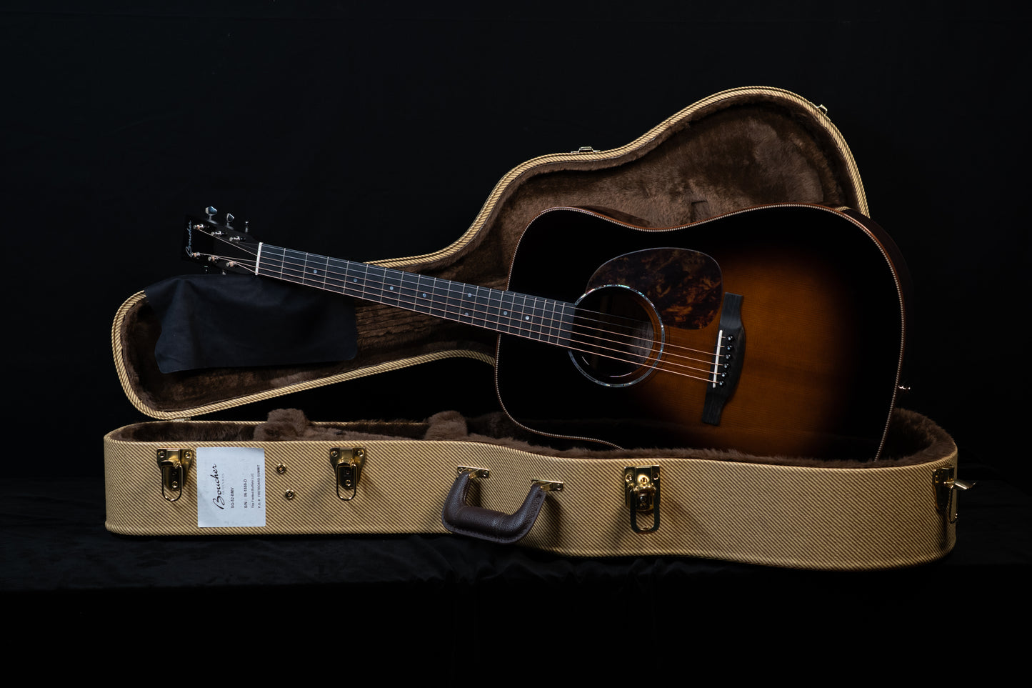 Boucher SG-52-BMV Dreadnought Sunburst Torrefied Adirondack/Indian Rosewood