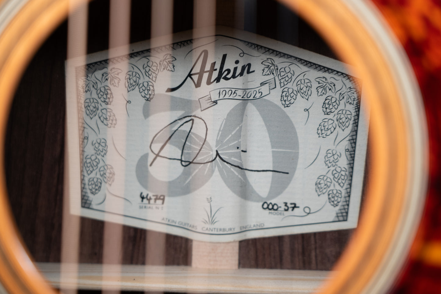Atkin 000-37 Baked Sitka/Indian Rosewood