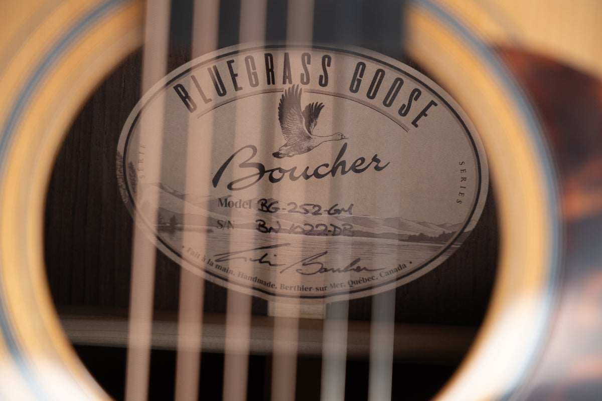 Boucher Bluegrass Goose BG-252-GM Master Grade Adirondack/Brazilian Rosewood