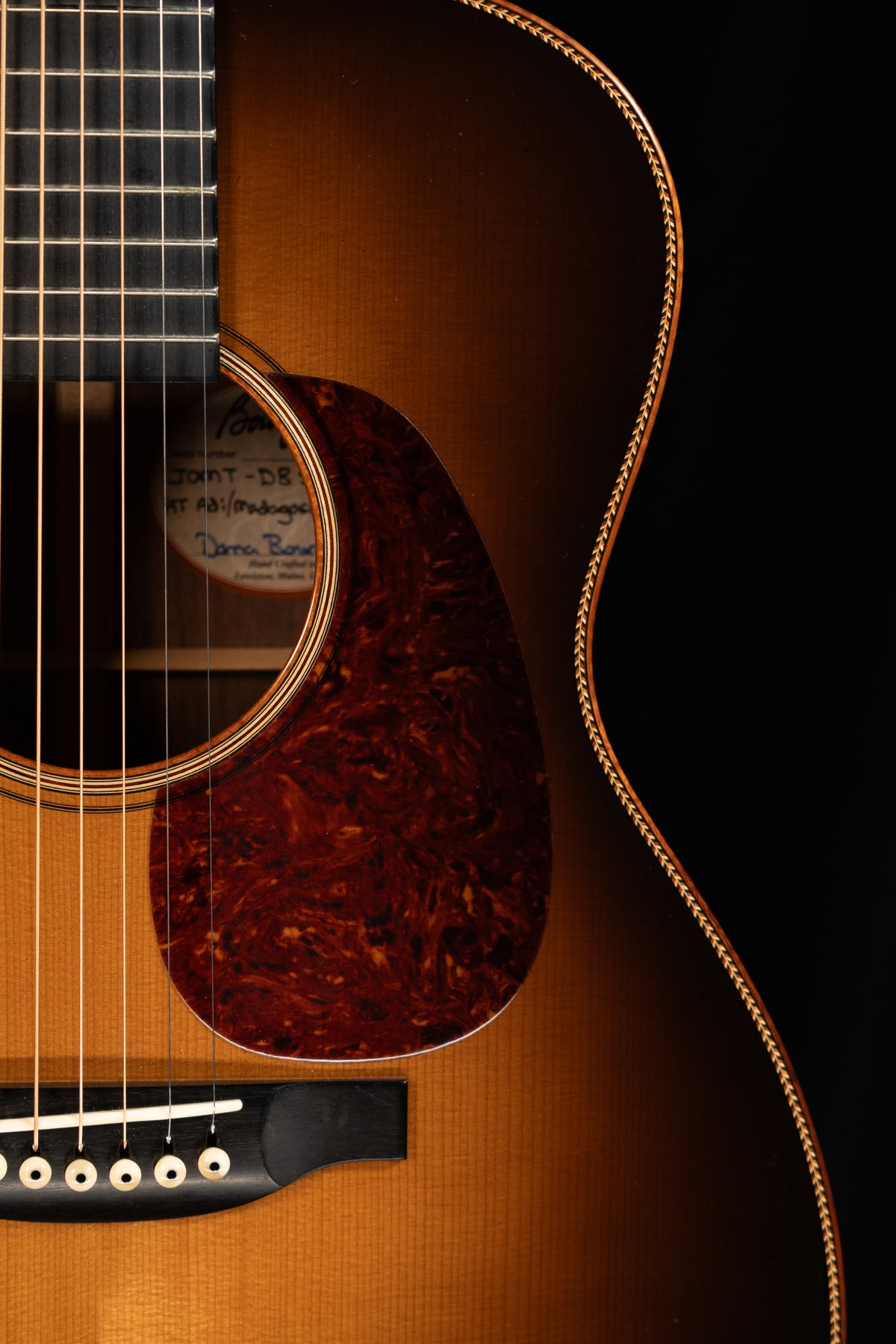 Previously Owned Bourgeois JOMT "Jumbo OM Thin Body" Adirondack/Madagascar Rosewood