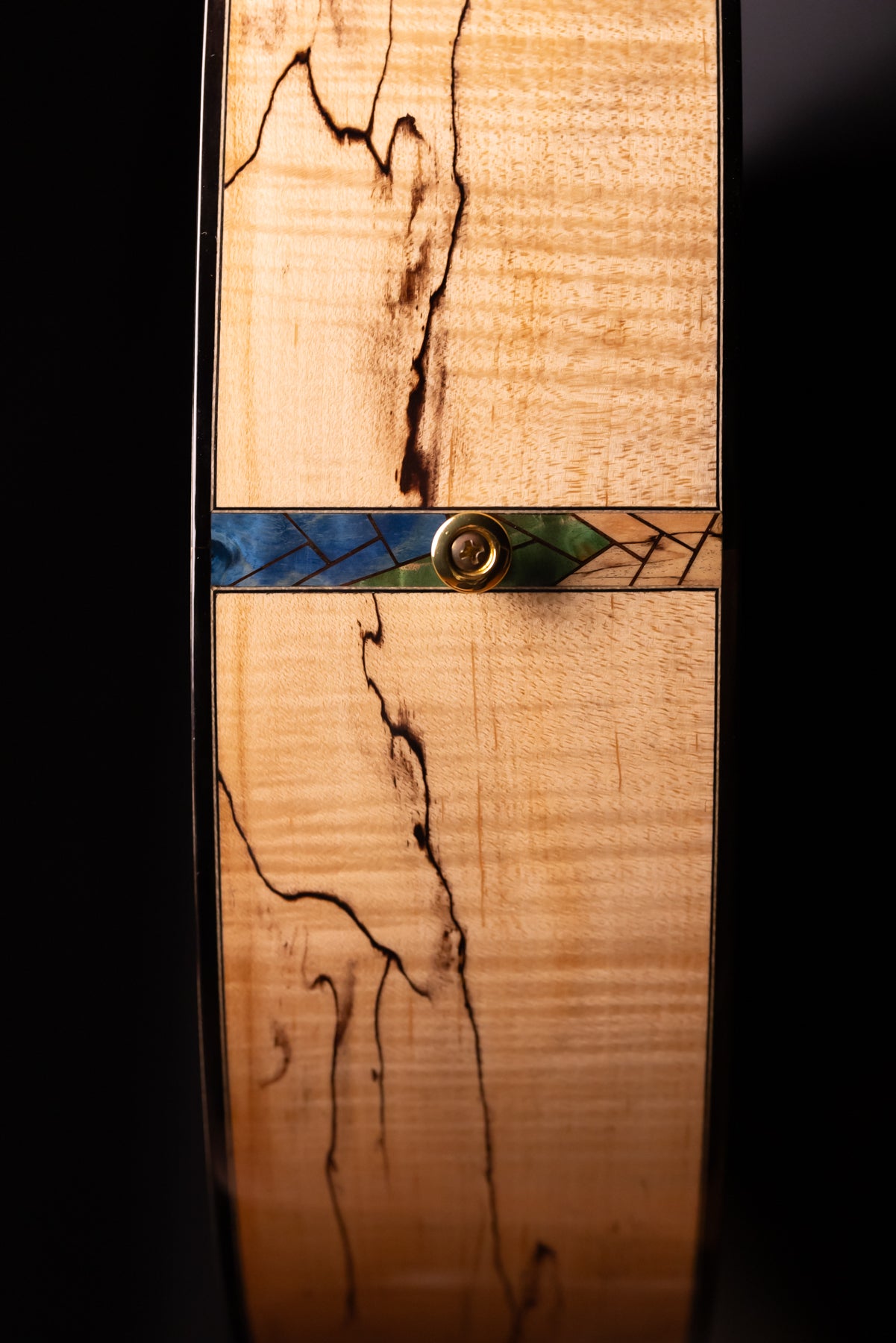 Hozen Blue Label OM FM Swiss Moon Spruce/Spalted Maple