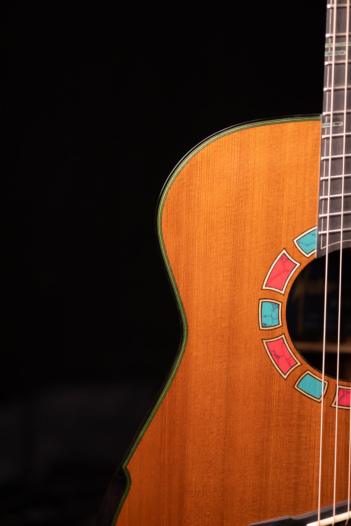 Hozen Blue Label MD ZC Sinker Redwood/Ziricote Fan Fret