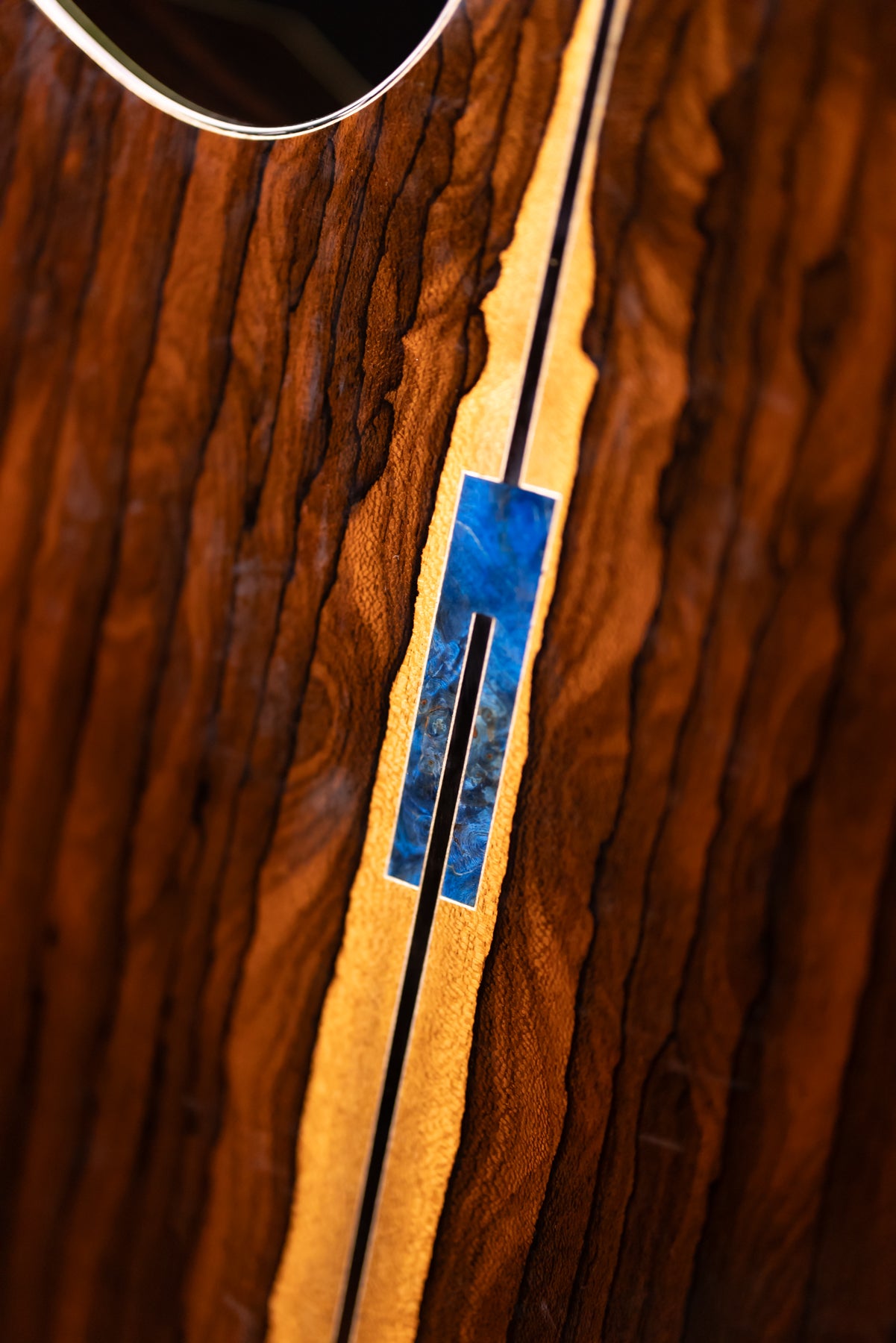 Hozen Blue Label MD ZC Sinker Redwood/Ziricote Fan Fret