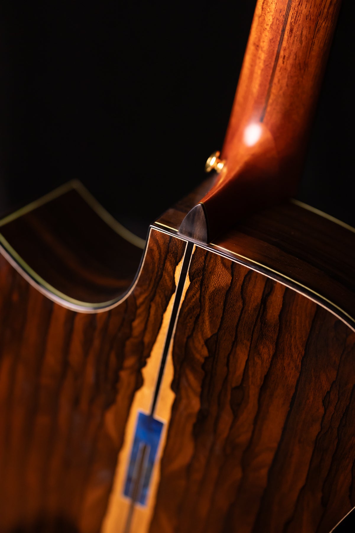 Hozen Blue Label MD ZC Sinker Redwood/Ziricote Fan Fret