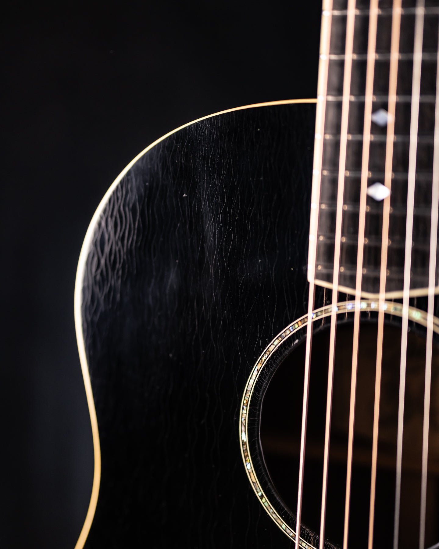 Atkin J-43 Custom Black Baked Sitka/Rosewood