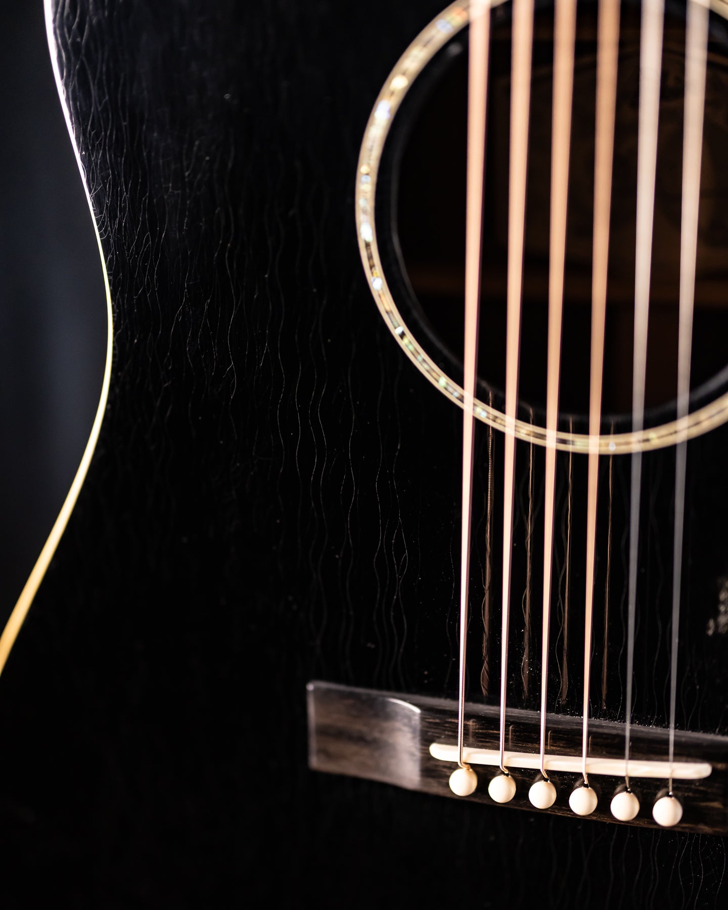 Atkin J-43 Custom Black Baked Sitka/Rosewood