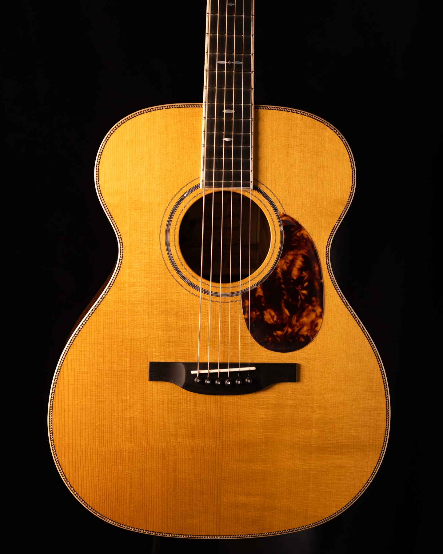 Boucher Studio Goose SG-181-UV OM Torrefied Adirondack/Cocobolo Slotted Headstock!