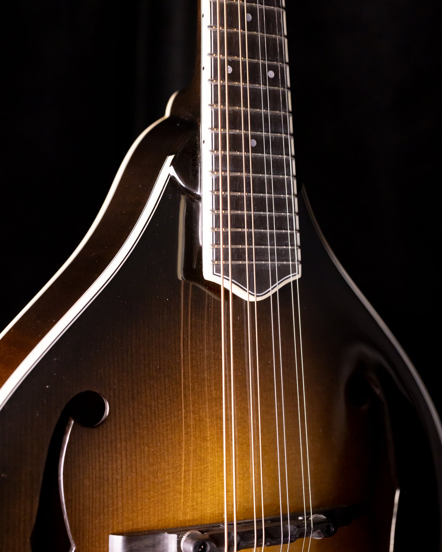 Bourgeios M5A-SB A-Style Mandolin All Torrified Adirondack/Flame Maple